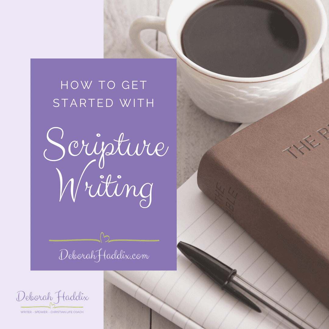 How to Get Started with Scripture Writing