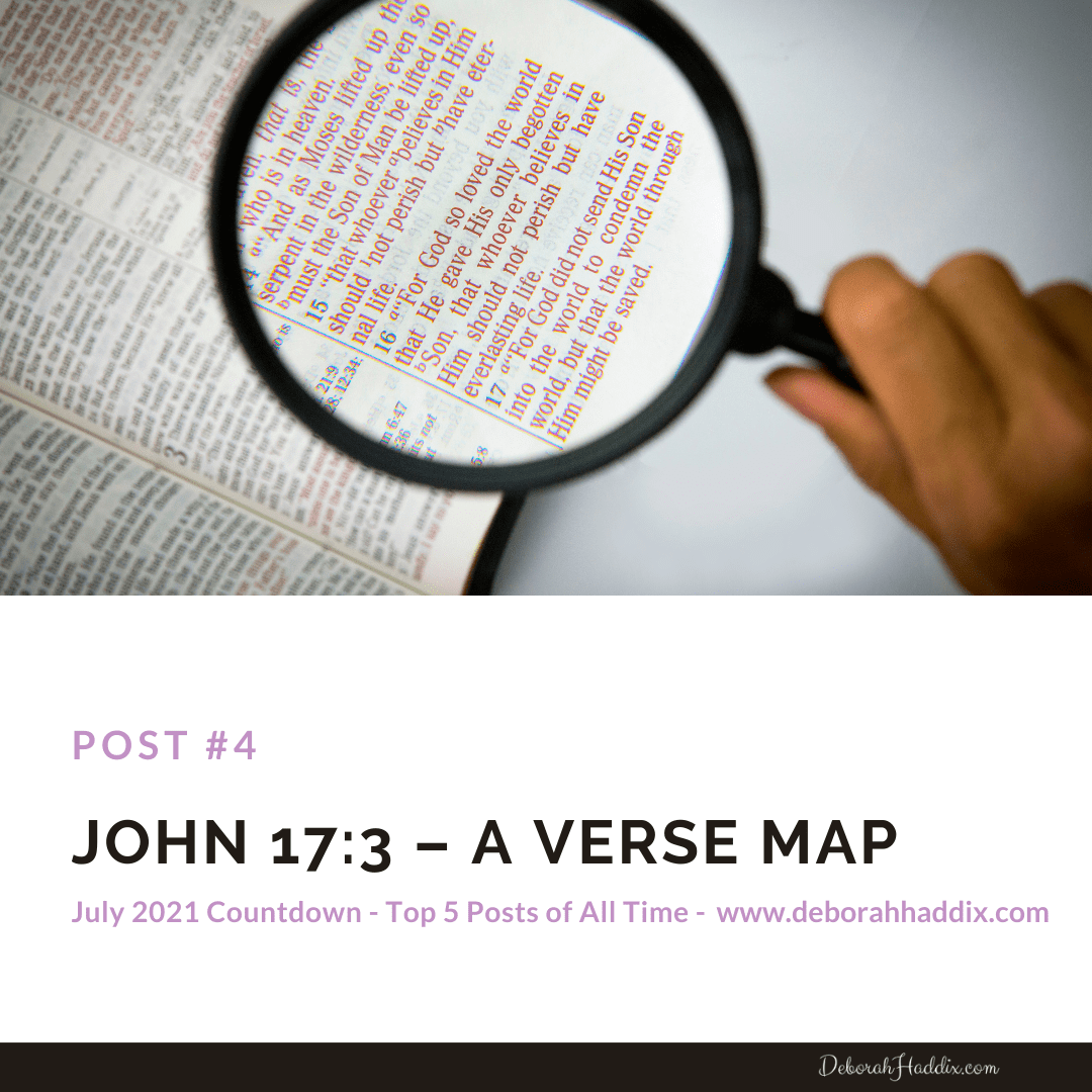 July Countdown: John 17:3 – A Verse Map