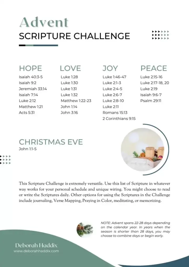 Advent Scripture Challenge