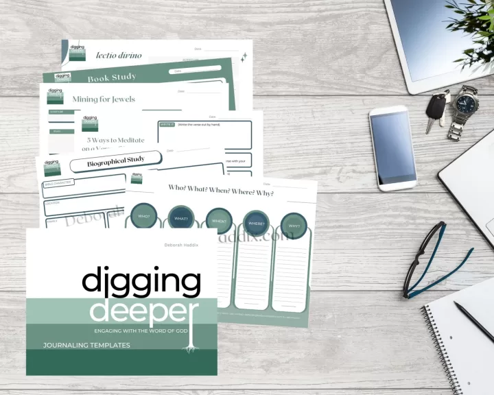 Digging Deeper: Journaling Templates - for Adults
