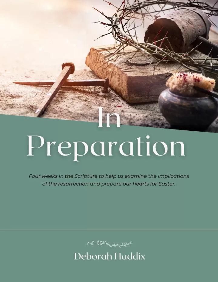 In Preparation