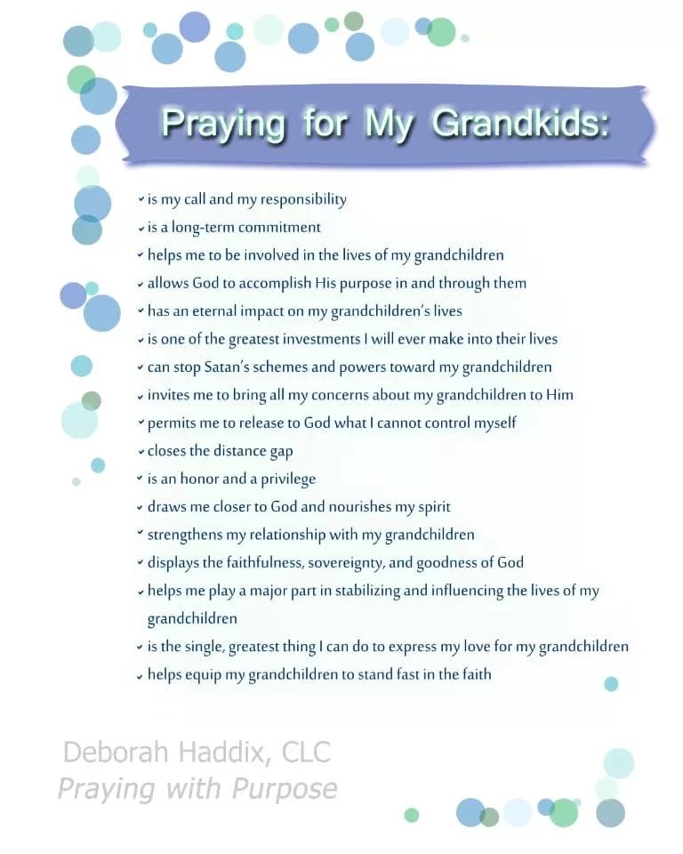 Praying for Grandkids